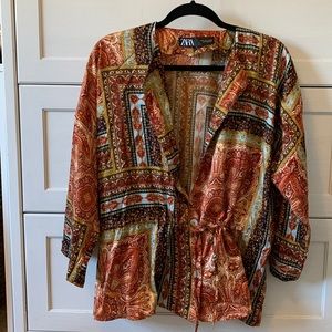 Zara Printed Top